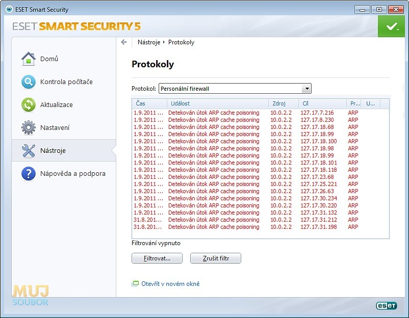ESET Smart Security - Detekce škodlivého softwaru