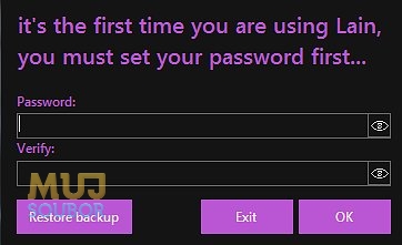 První heslo