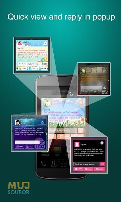 GO SMS Pro (mobilní) ke stažení zdarma - download 