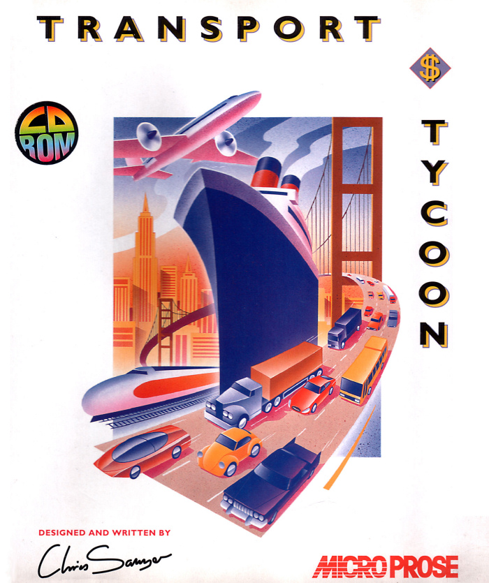 Originální cover hry Transport Tycoon