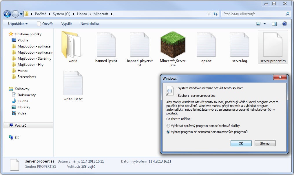 Návod: Jak vytvořit Minecraft server?  Mujsoubor.cz 