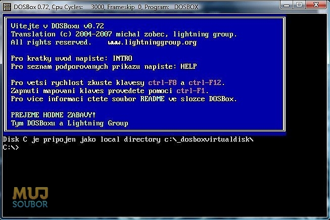 DOSBox pro Windows 7 ke stažení zdarma