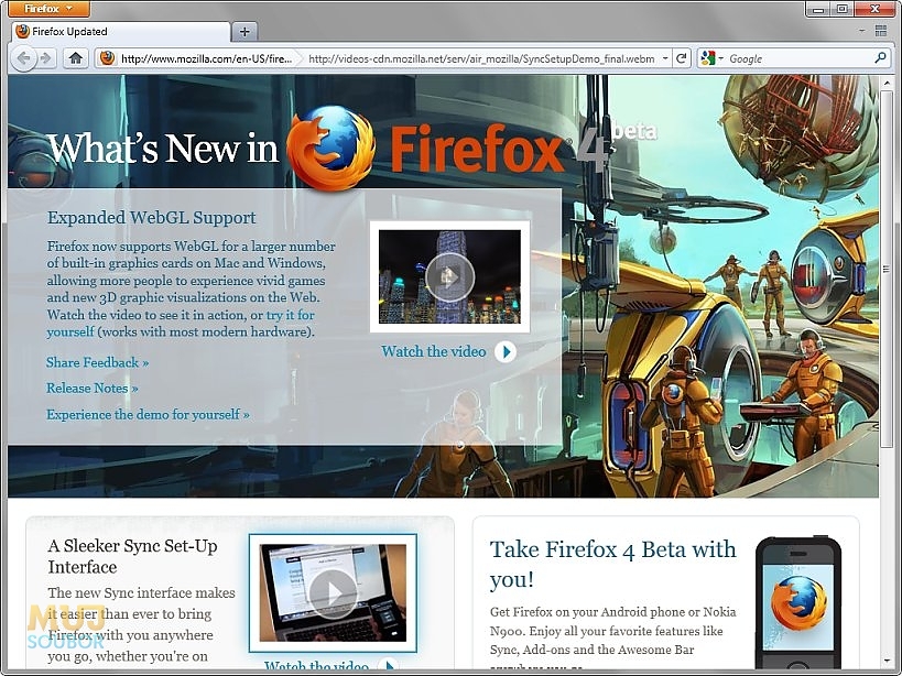 Mozilla Firefox - Základní design