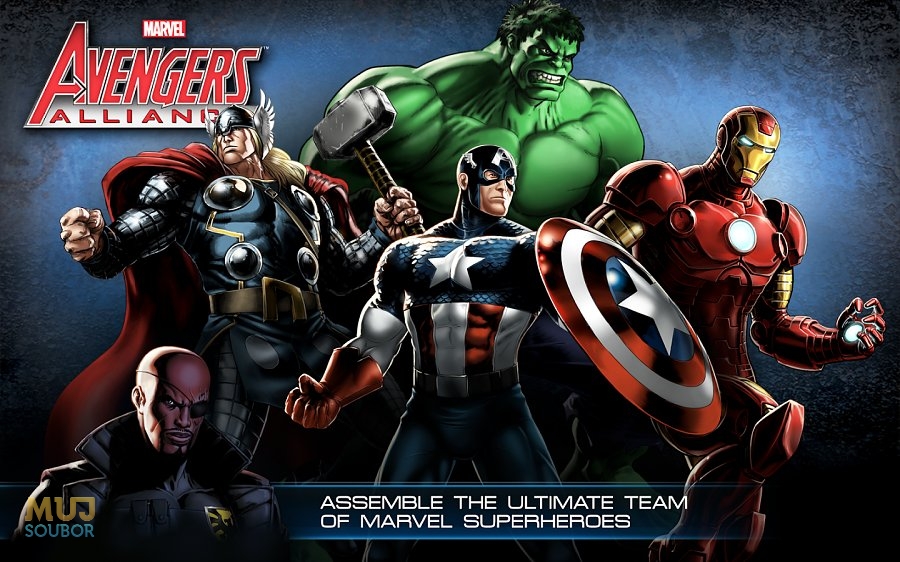 Thor, Hulk, Captain America, Iron Man