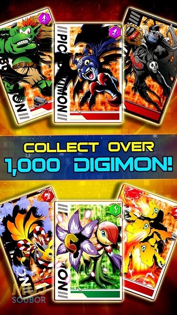 Přes 1000 Digimonů