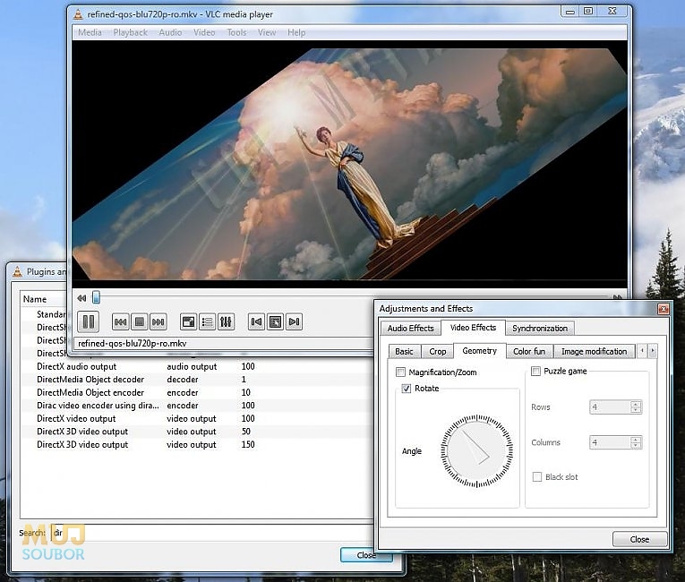 VLC media player - Video efekty