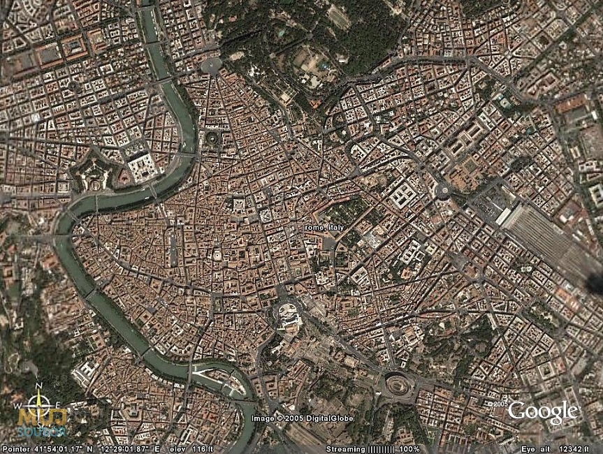Google Earth - Řím