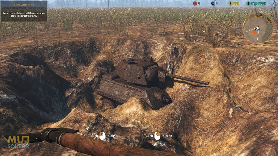 Vykopání tanku